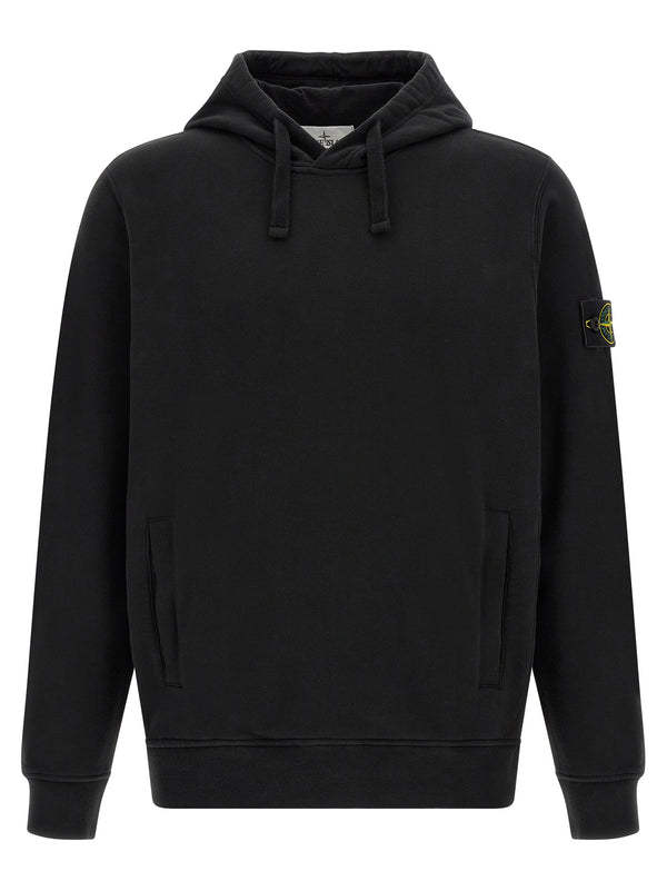 Black Cotton Sweatshirt Clothing