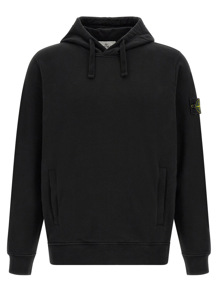Black Cotton Sweatshirt Clothing