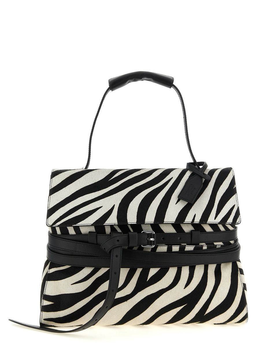 Bicolor Calfskin Handbag Bag