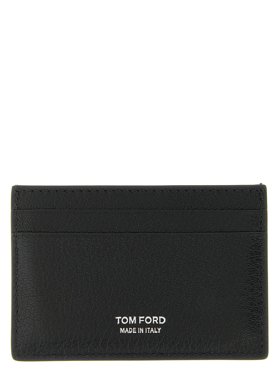 Black Goatskin Cardholder Accessory
