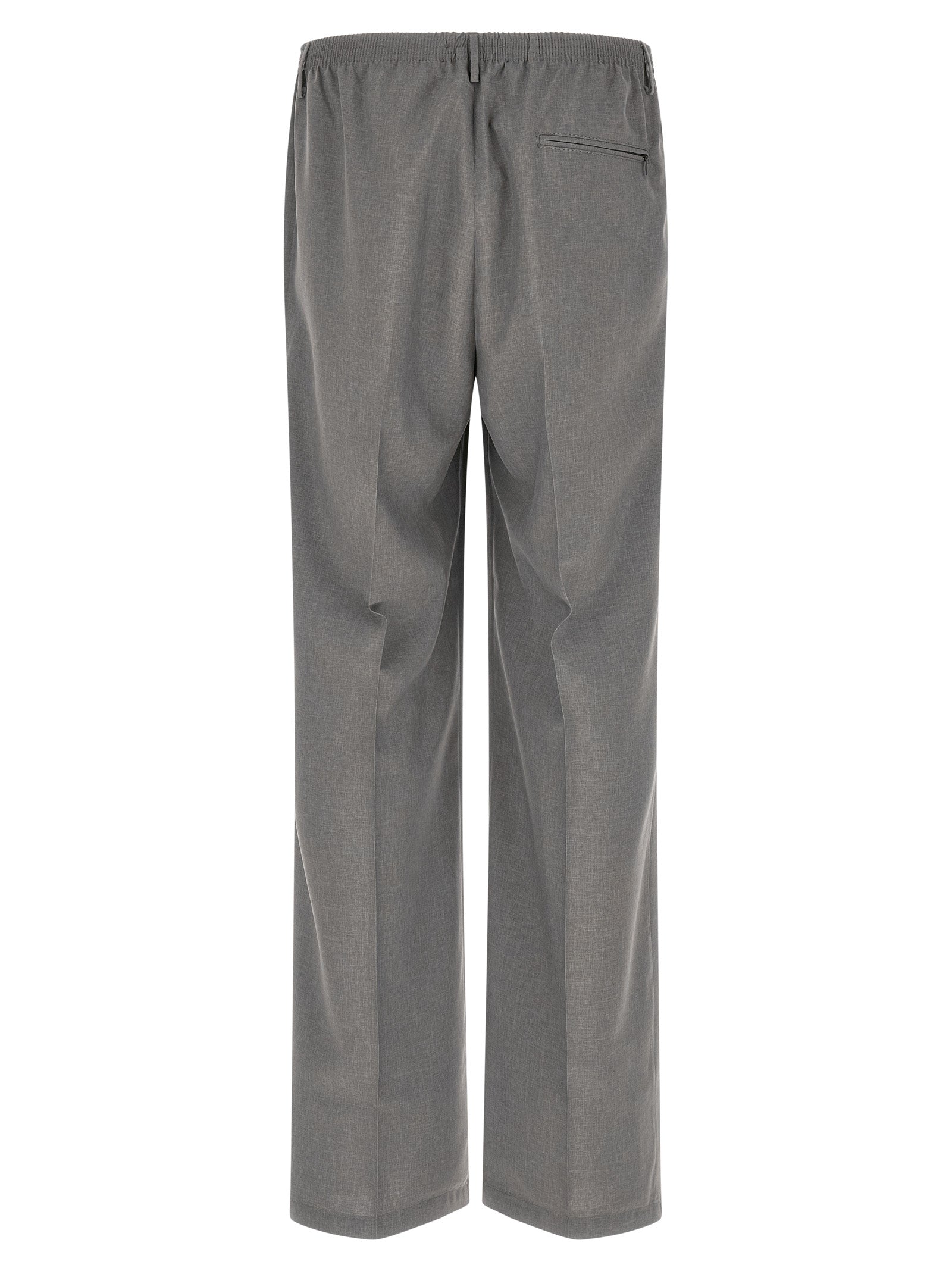 Ezio pants Gray Polyester Viscose Elastane