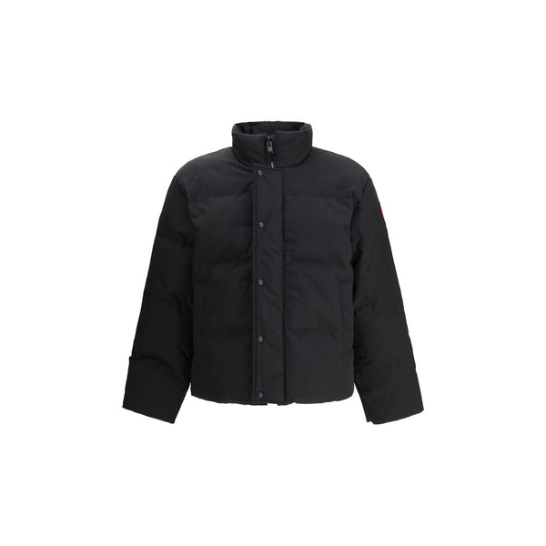 Black Polyester Parka Clothing