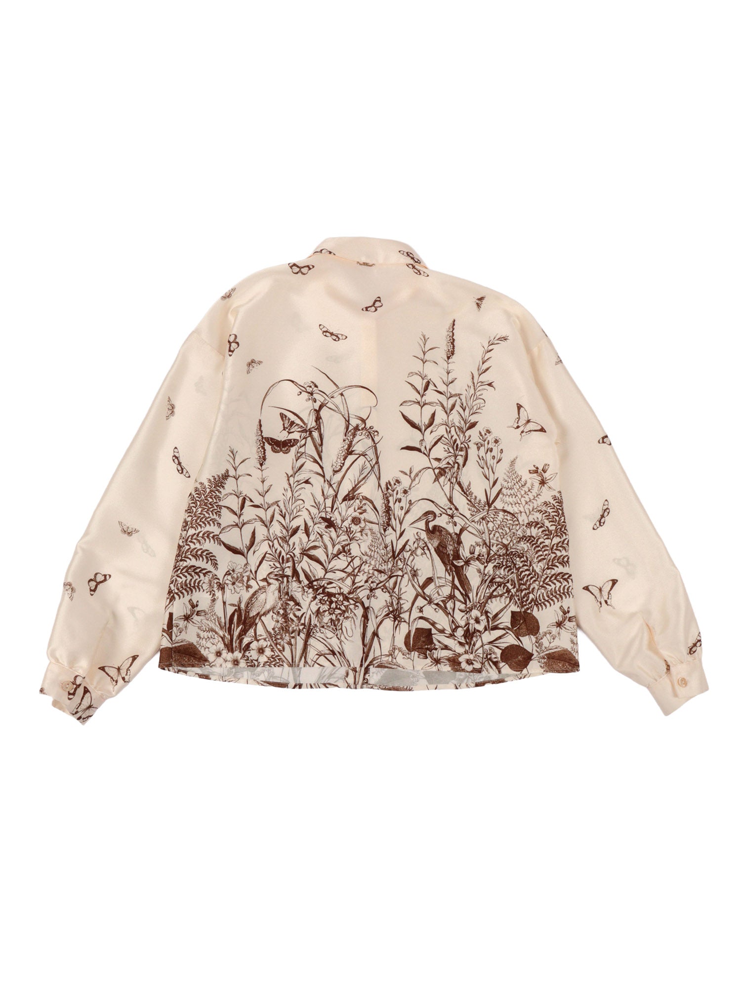 BLOUSE Beige Polyester