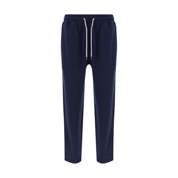 Blue Cotton Joggers (workout Pants)