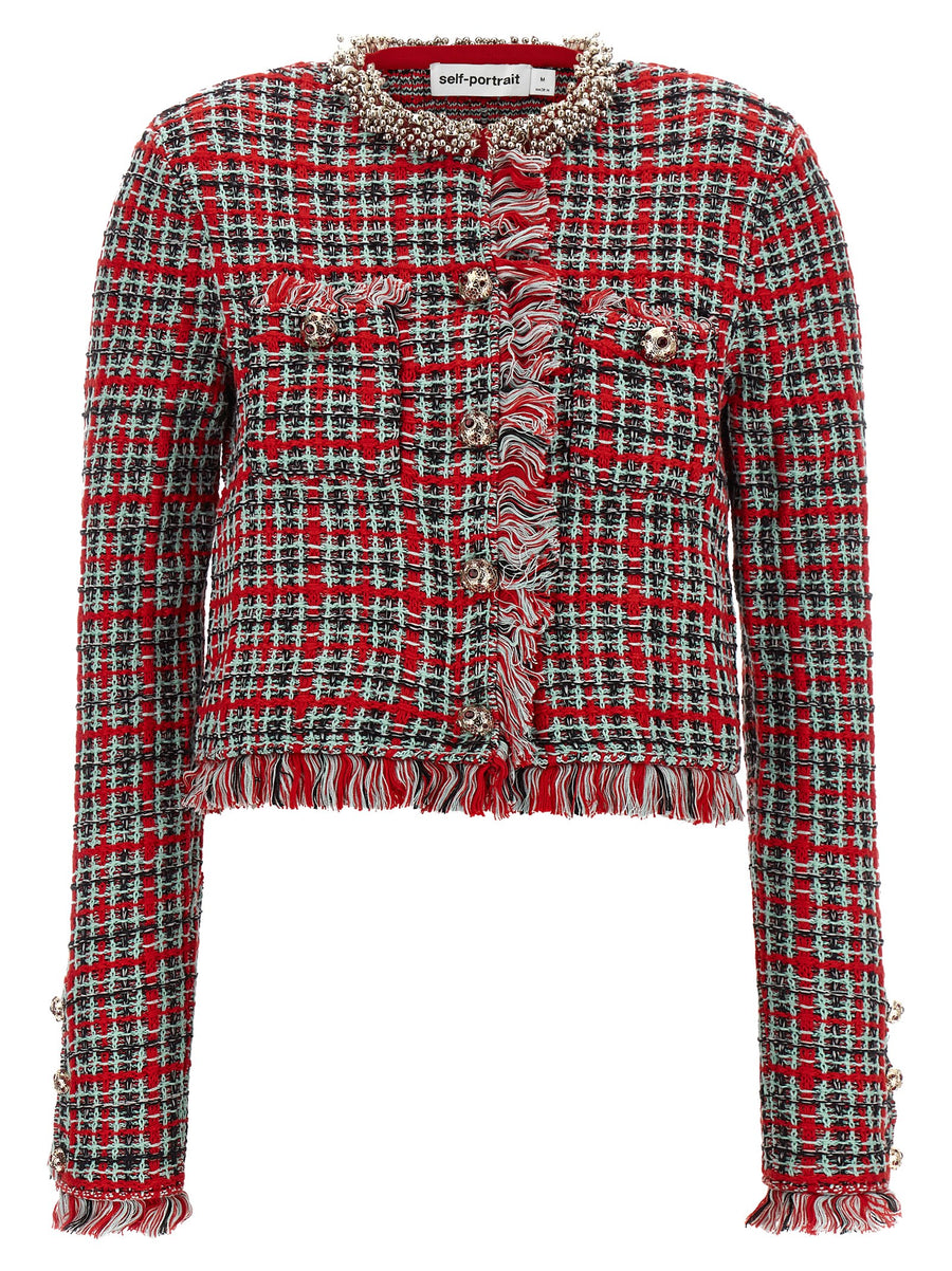 Multicolor Cotton Full-Length Jacket Clothing