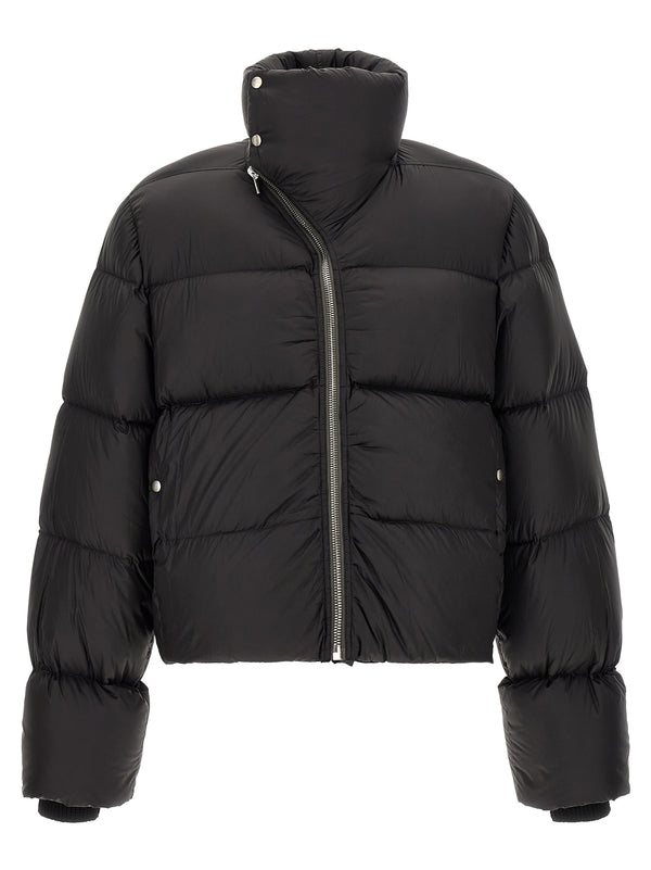 Black Nylon Full-Length Jacket Clothing