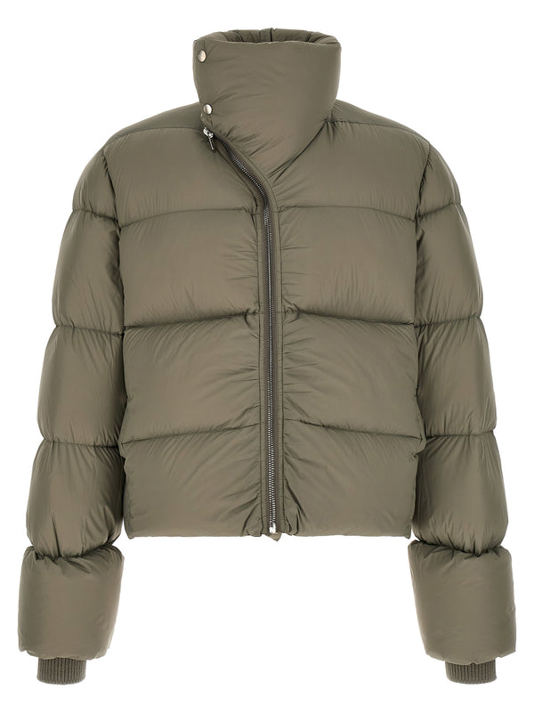 Bicolor Nylon Full-Length Jacket Clothing