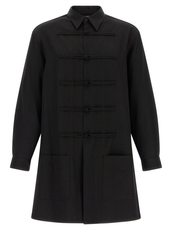 Black Wool Blouse