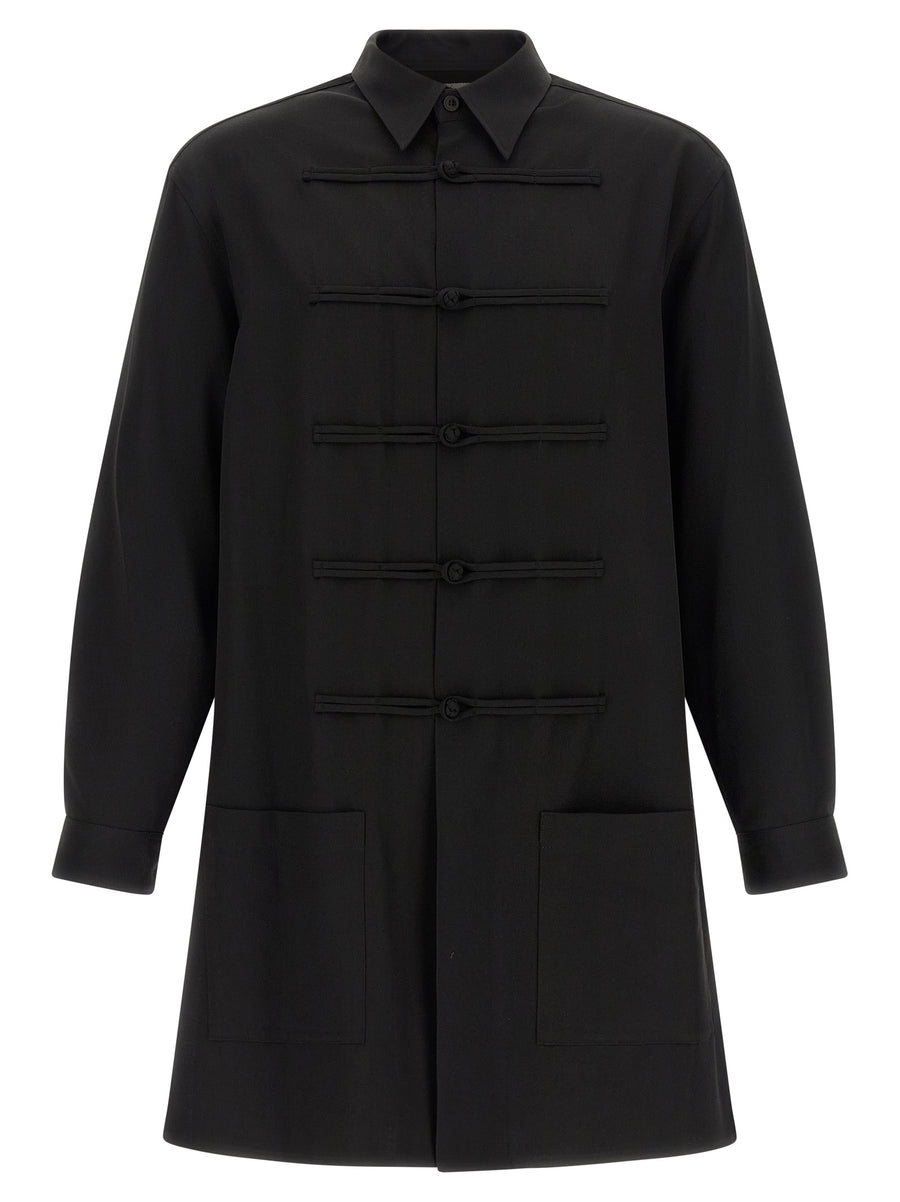 Black Wool Blouse