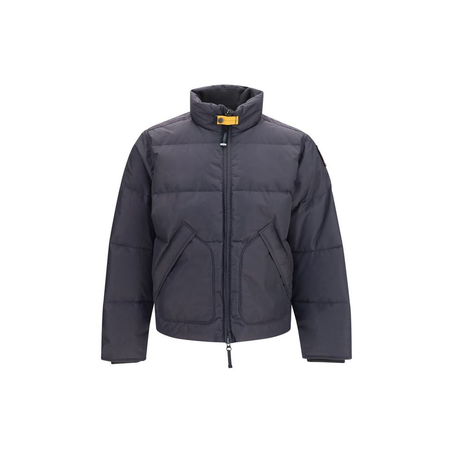 Gray Polyamide Full-Length Jacket Clothing