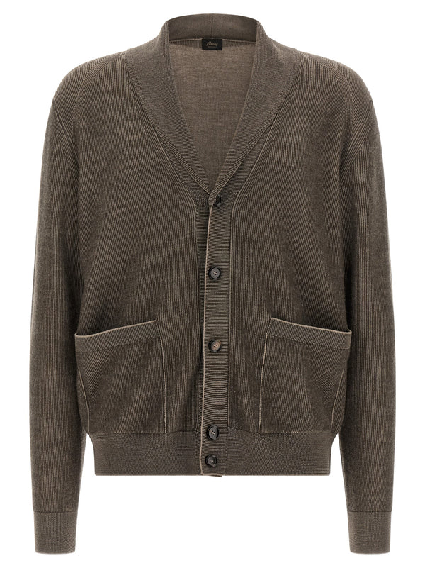 Brown Cashmere Cardigan Clothing