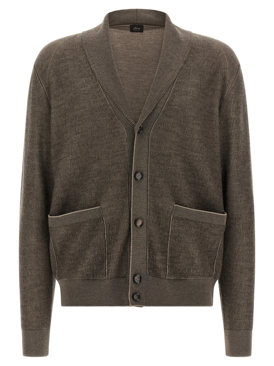 Brown Cashmere Cardigan Clothing