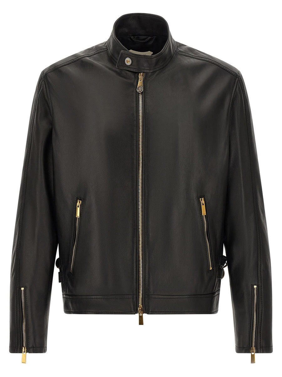 Black Lamb Leather Jacket Clothing