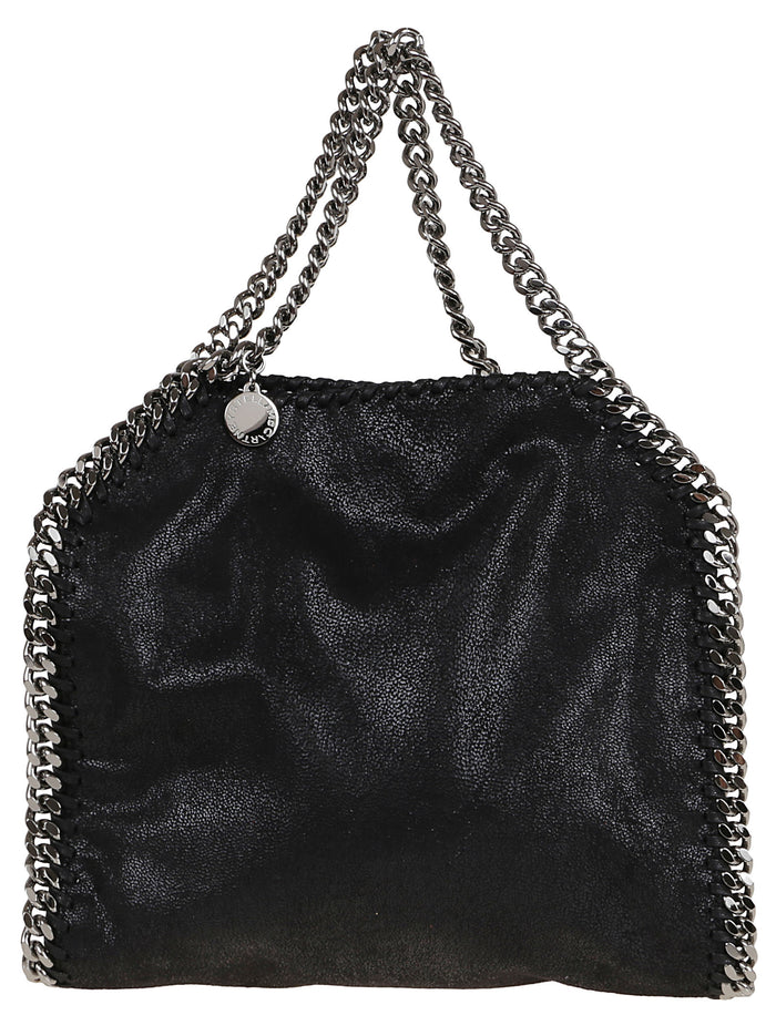 Mini Tote Eco Shaggy Deer Black Polyester Borsa