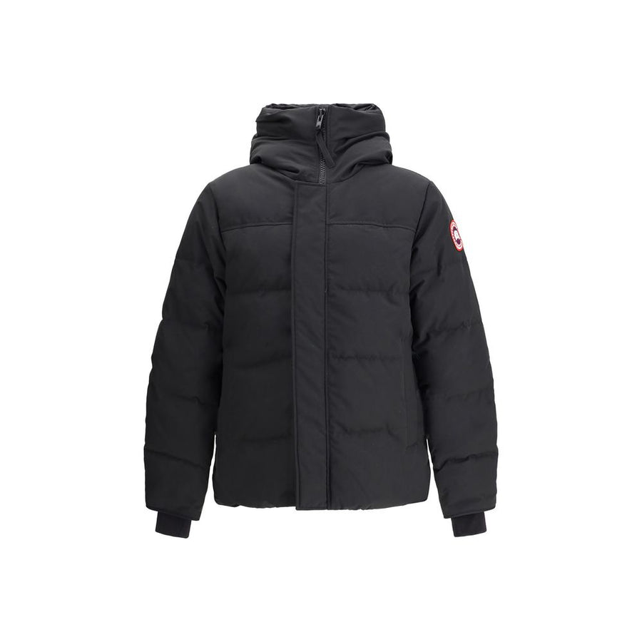 Black Cotton Parka Clothing