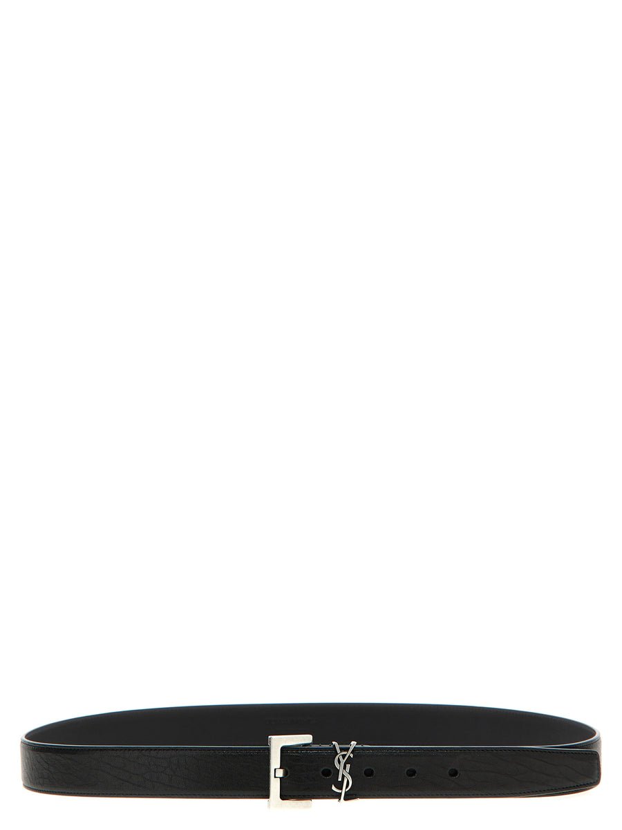 Black Leather Regular Belt