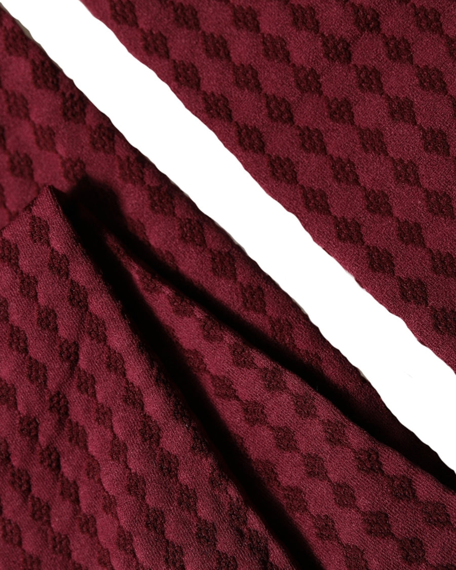 Burgundy Nylon Fishnet Pantyhose Stockings Socks Clothing