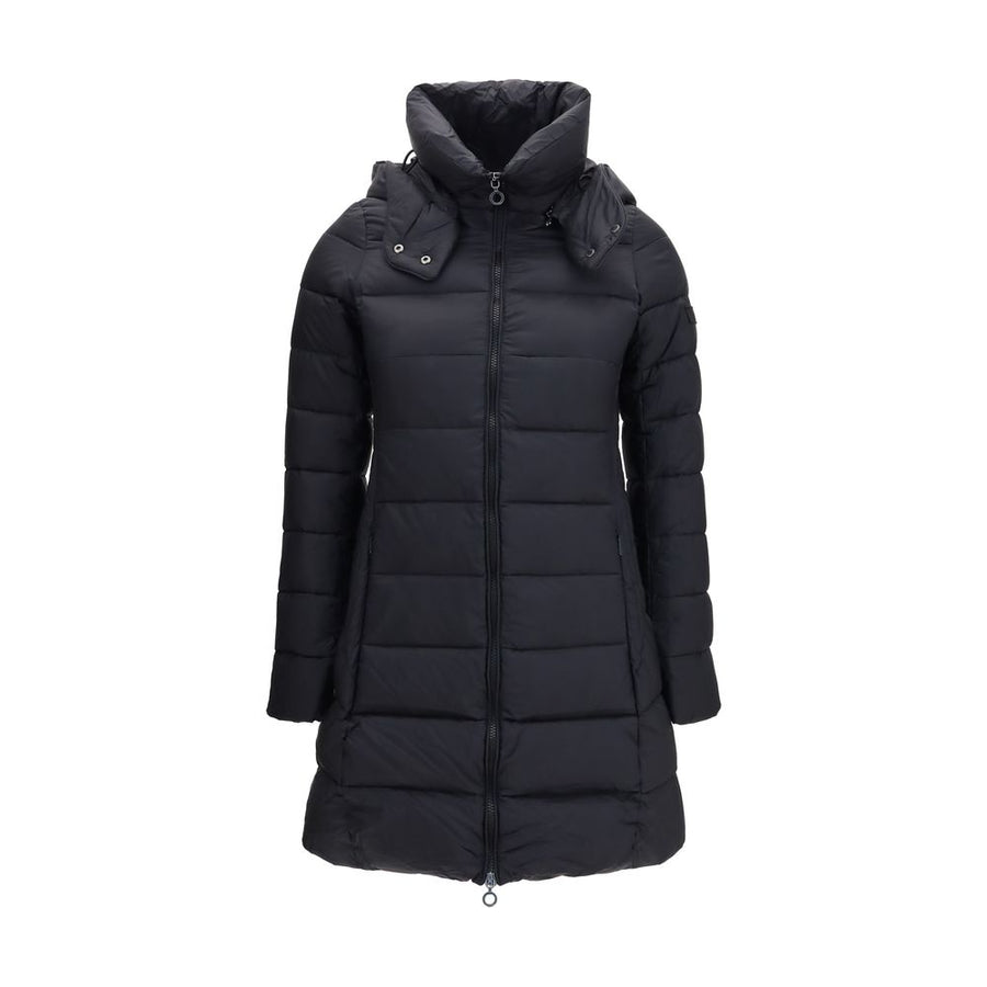 Black Nylon Coat Clothing