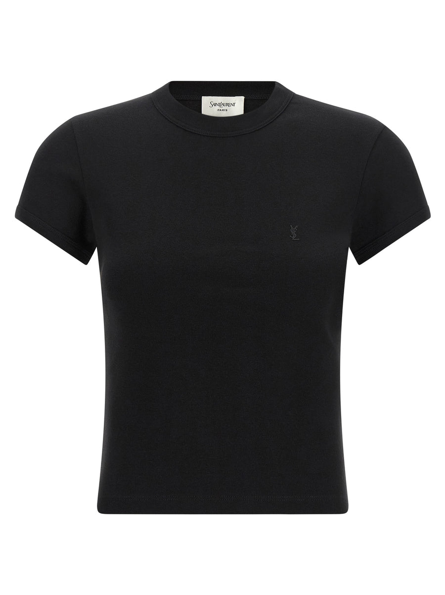 Black Cotton T-Shirt