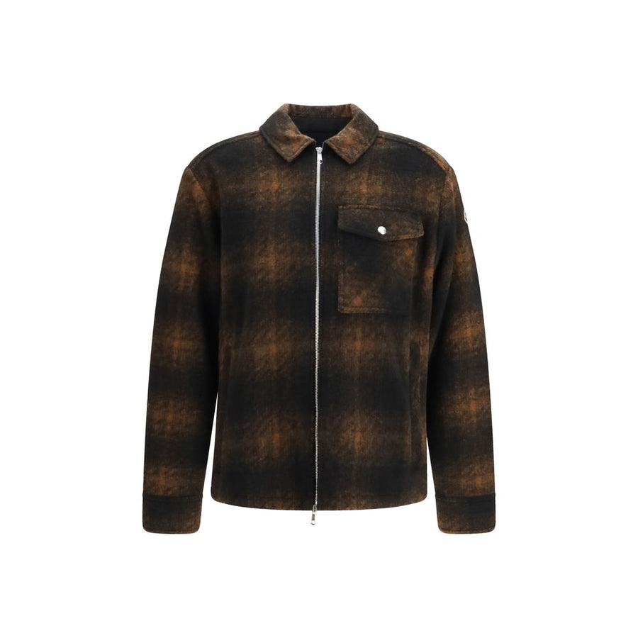 Brown Polyester Jacket Clothing