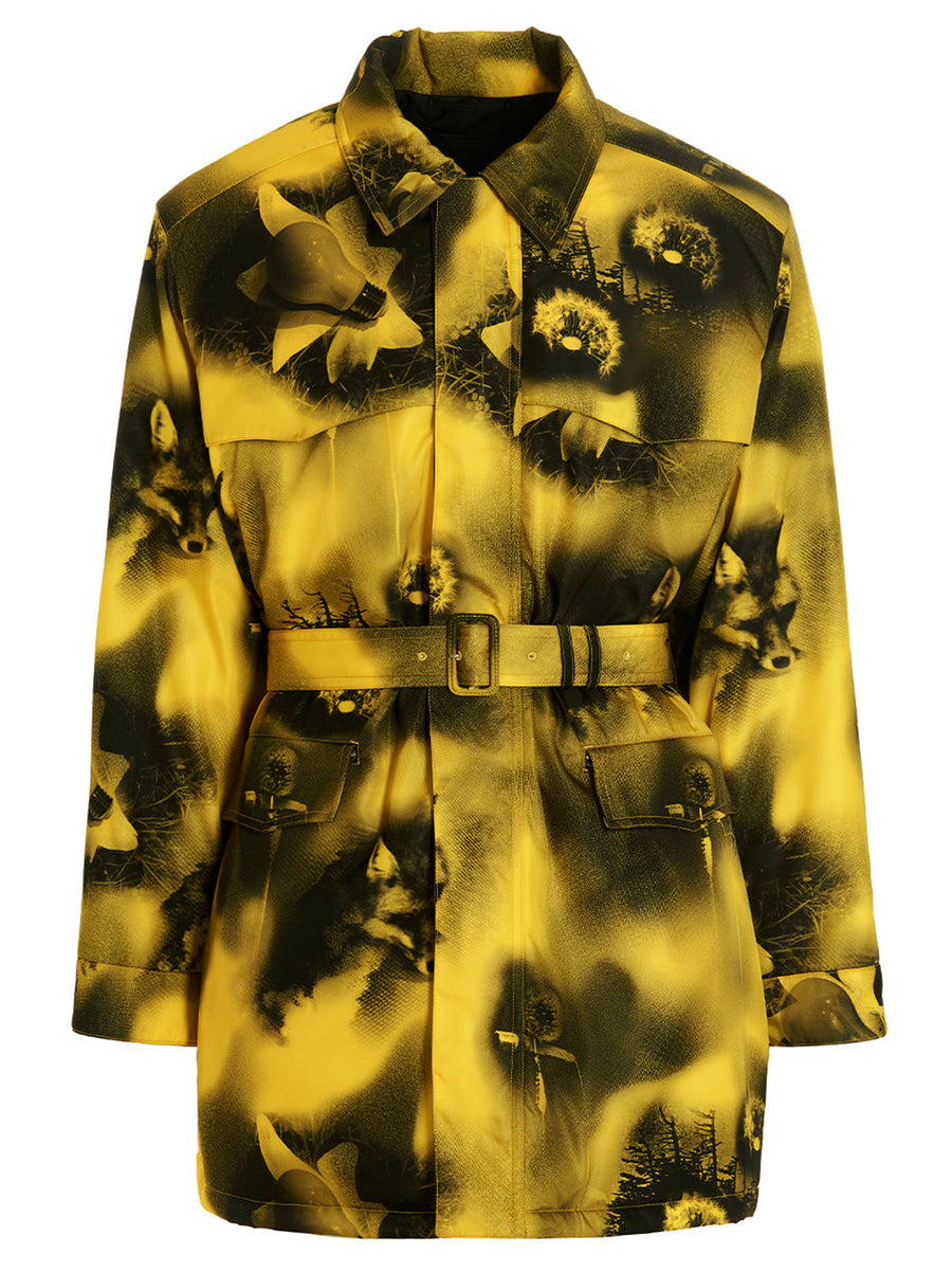 Bicolor Polyamide Parka Clothing