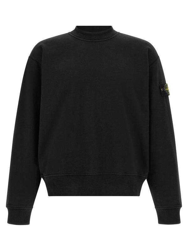 Black Cotton Sweatshirt Clothing