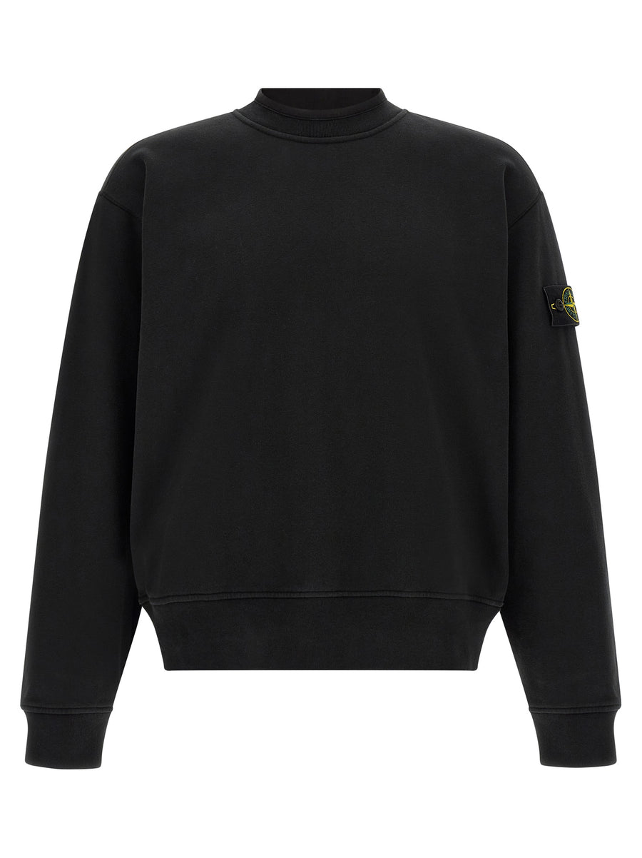 Black Cotton Sweatshirt Clothing