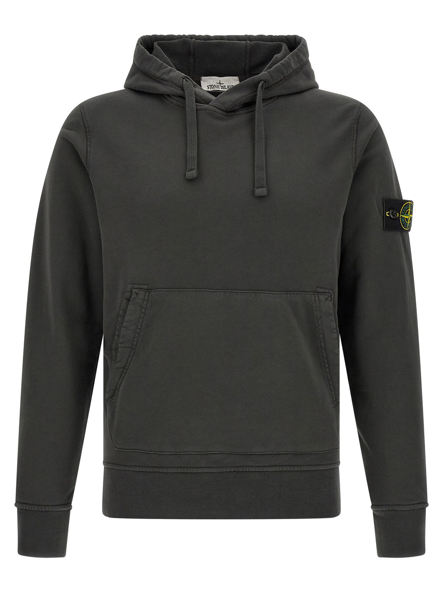 Gray Cotton Sweatshirt Clothing