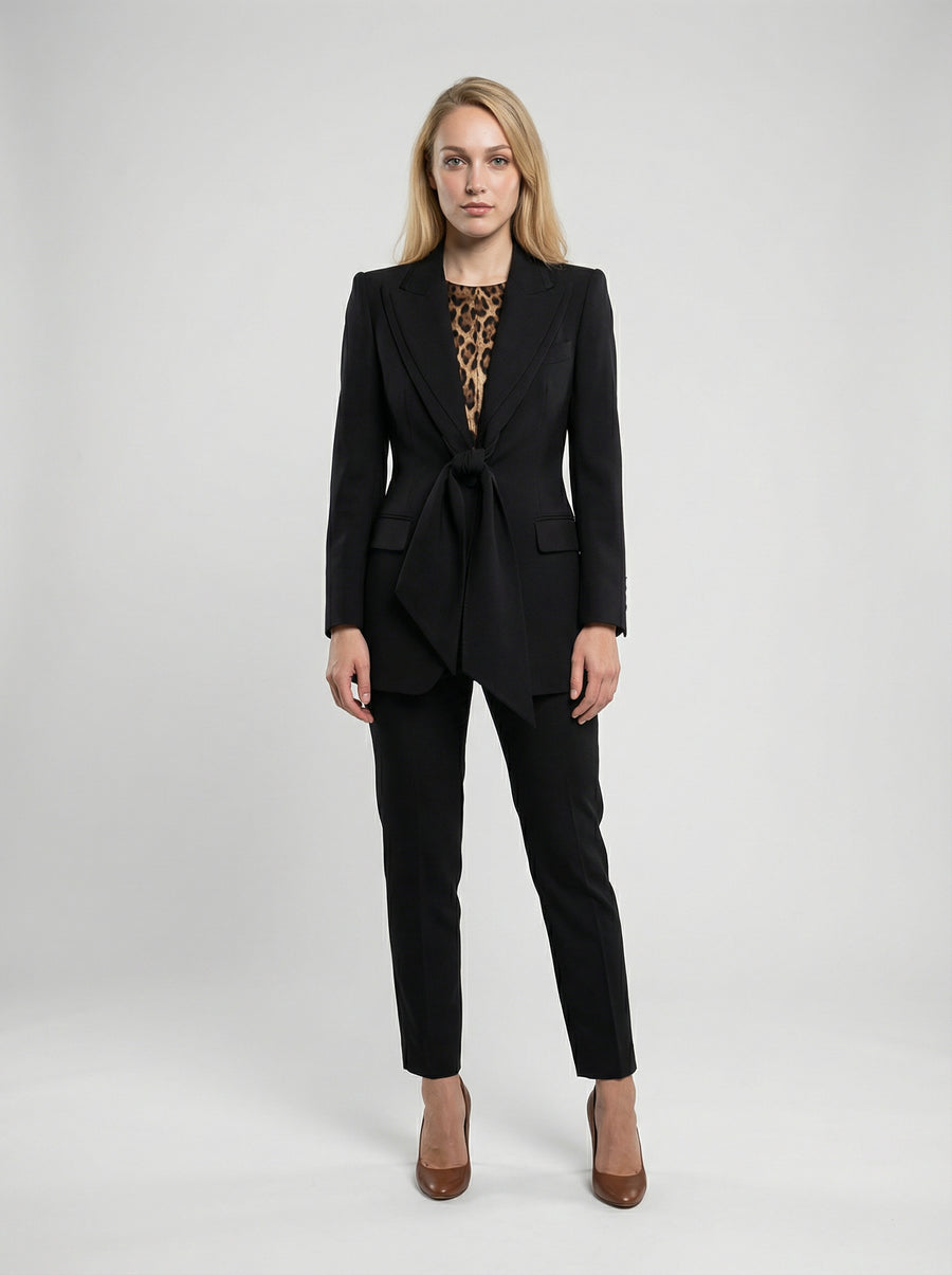 Multicolor Polyester Blazer Clothing