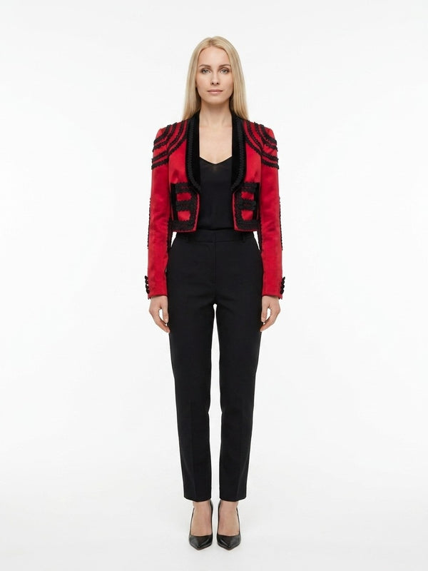 Bicolor Cotton Jacket Clothing