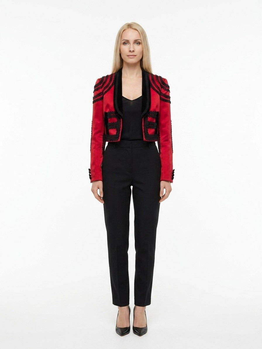 Bicolor Cotton Jacket Clothing