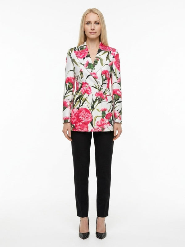 Multicolor Elastane Blazer Clothing