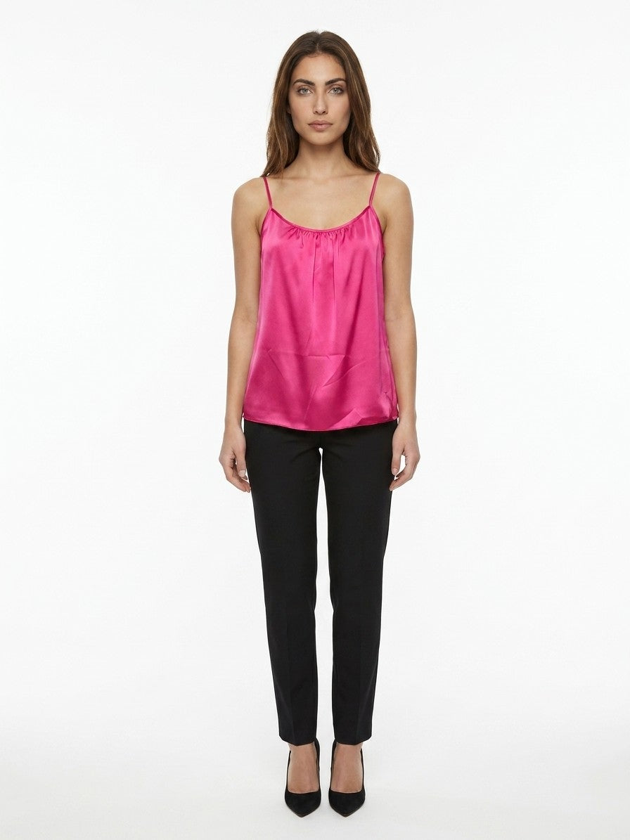Pink Silk Shirt