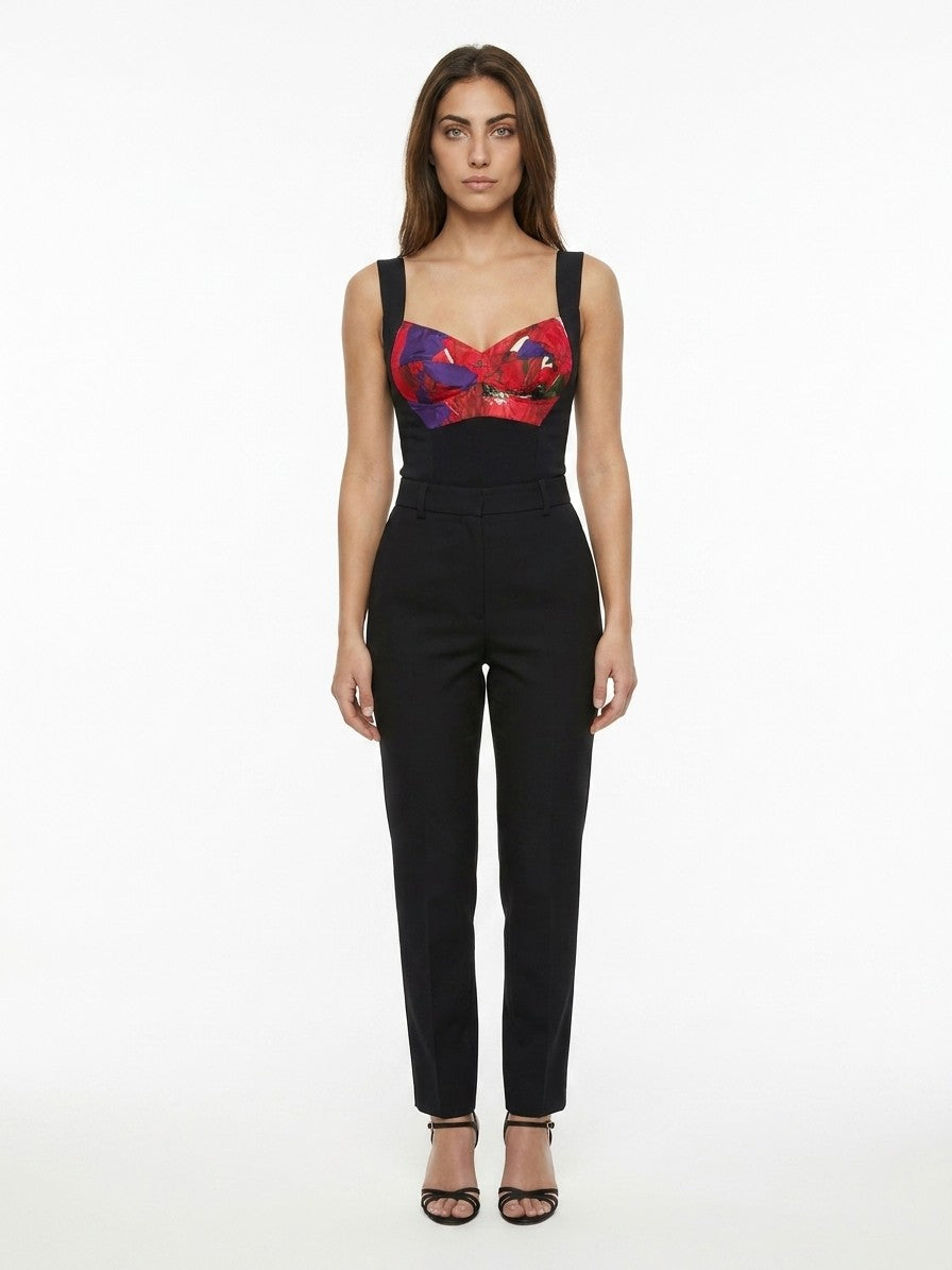 Multicolor Silk Jumpsuit