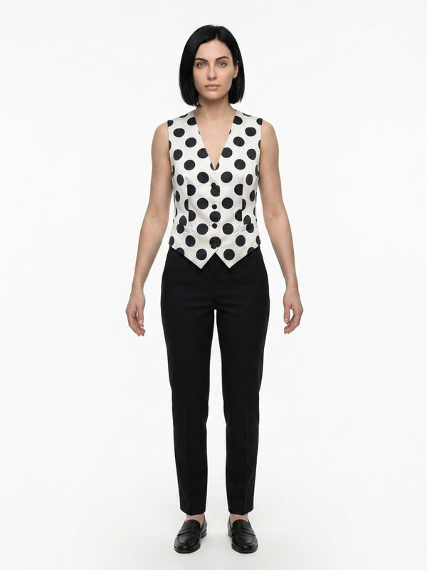 Multicolor Polyamide Waistcoat Clothing