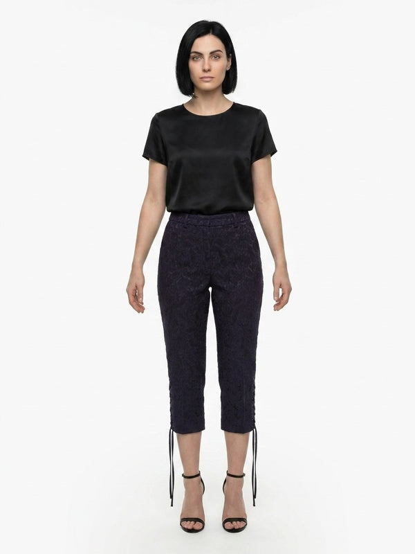 Blue Cotton Joggers (workout Pants)