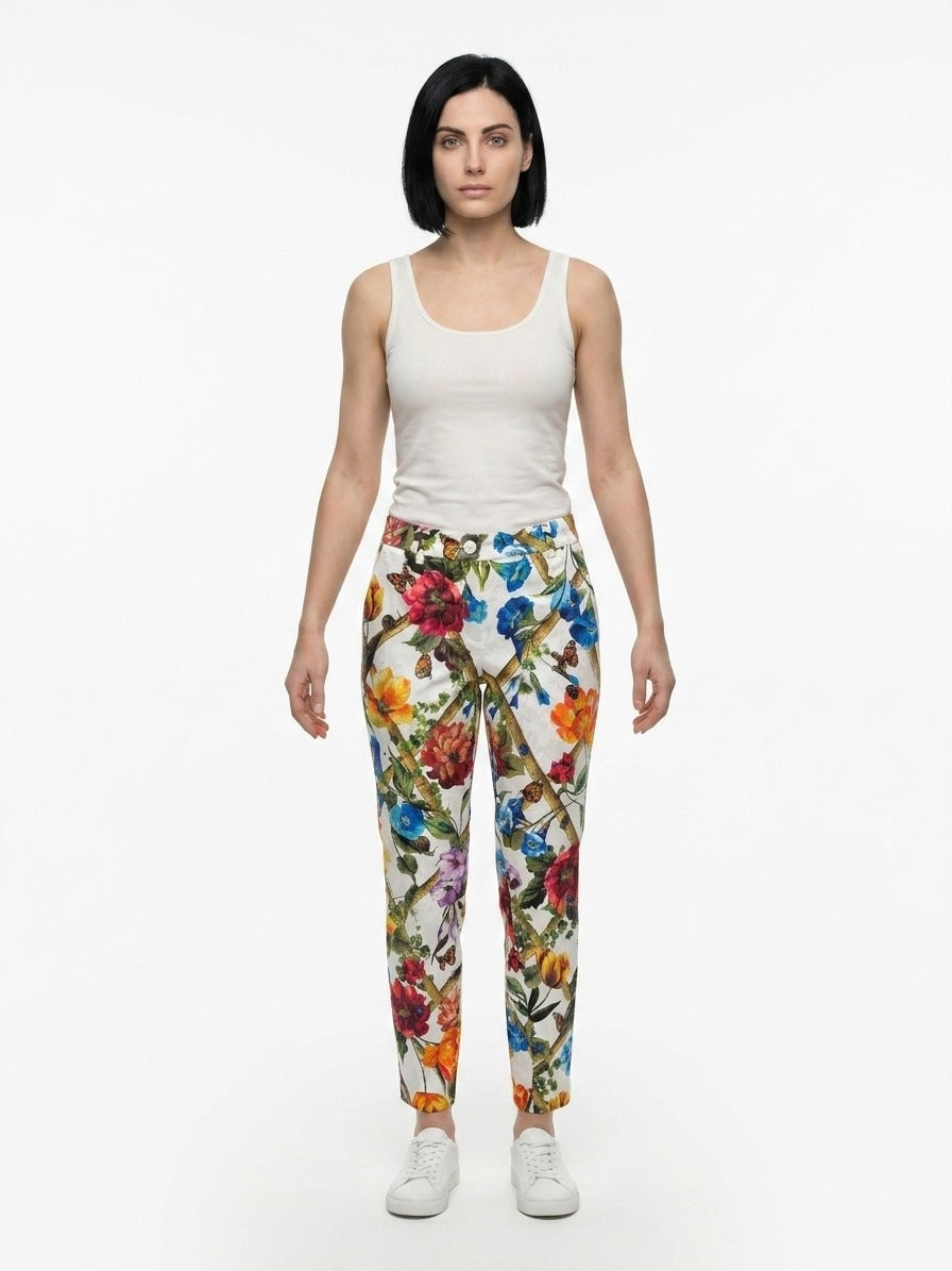 Multicolor Cotton Joggers (workout Pants)