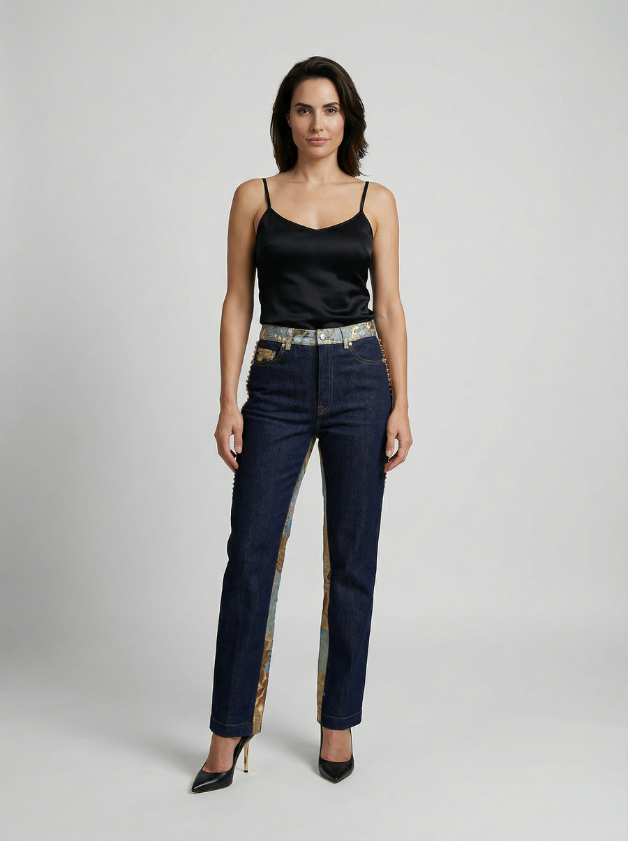 Blue Cotton Jeans Denim Clothing
