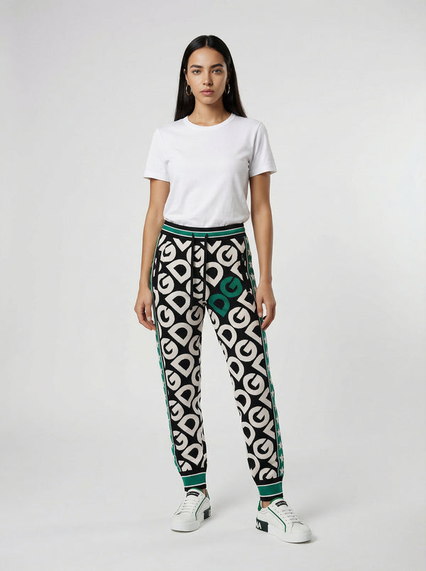 Multicolor Polyamide Joggers (workout Pants)