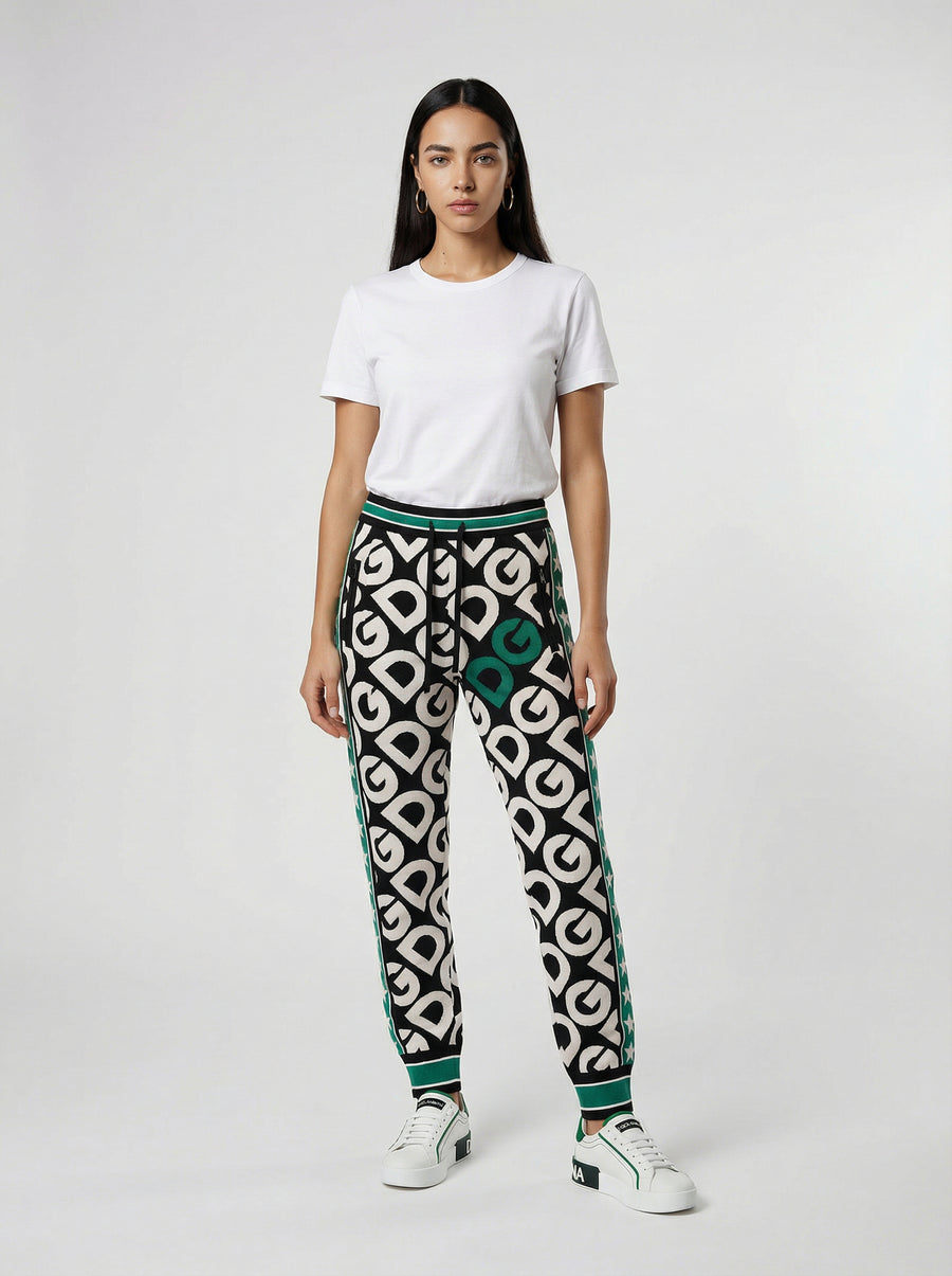 Multicolor Polyamide Joggers (workout Pants)