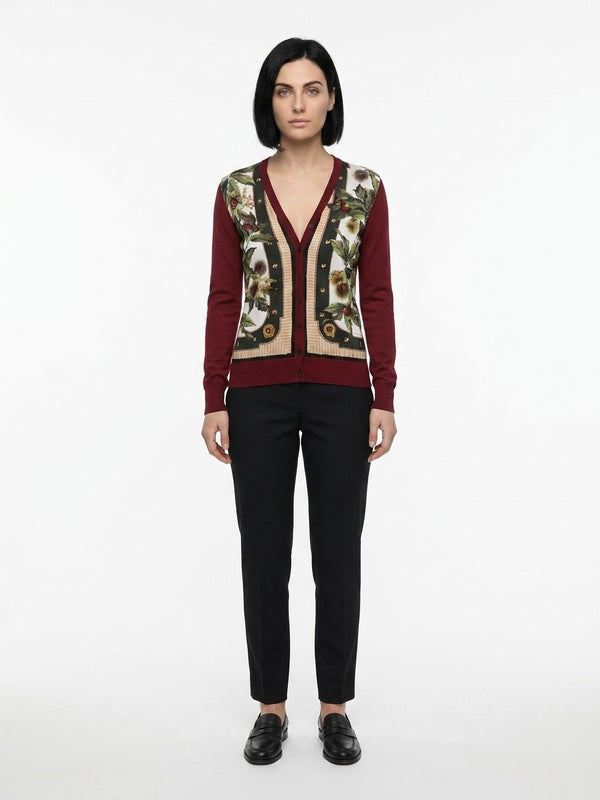 Multicolor Silk Cardigan Clothing