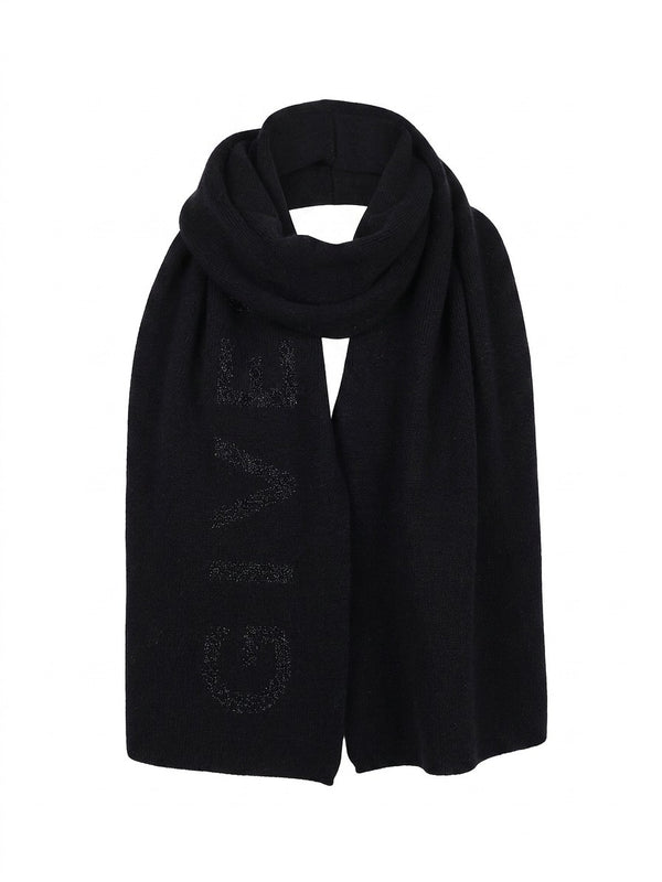 Black Wool Scarf
