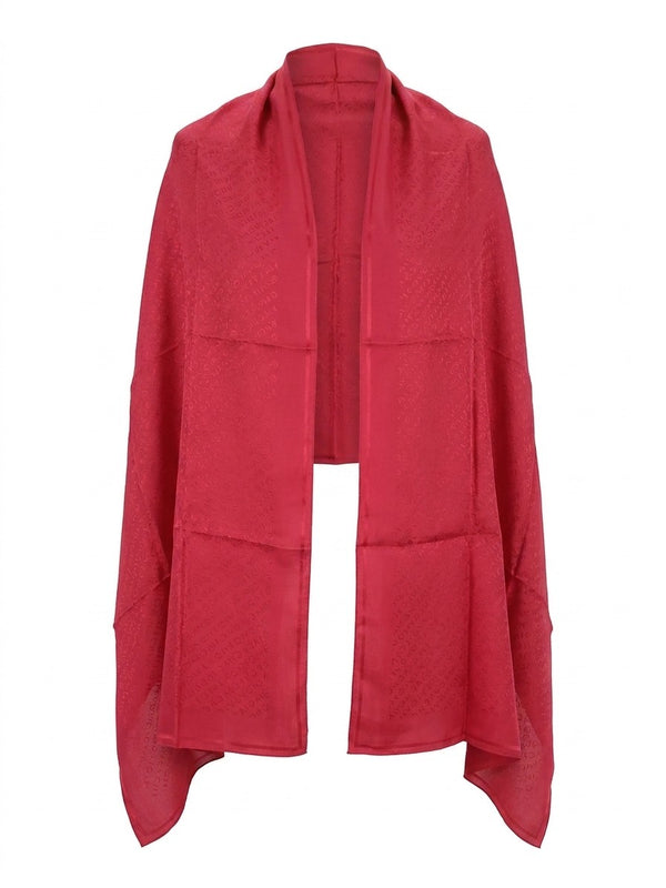 Red Silk Foulard Accessory