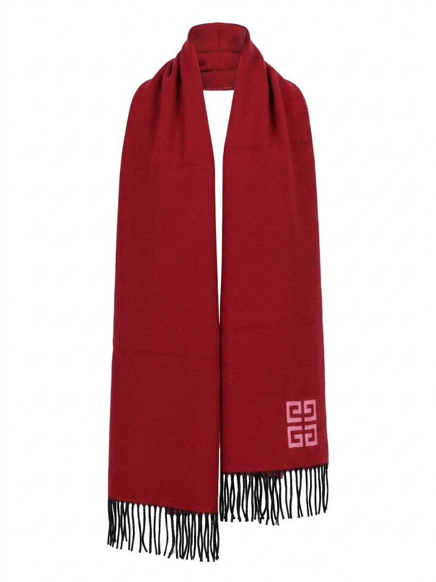 Bicolor Wool Scarf