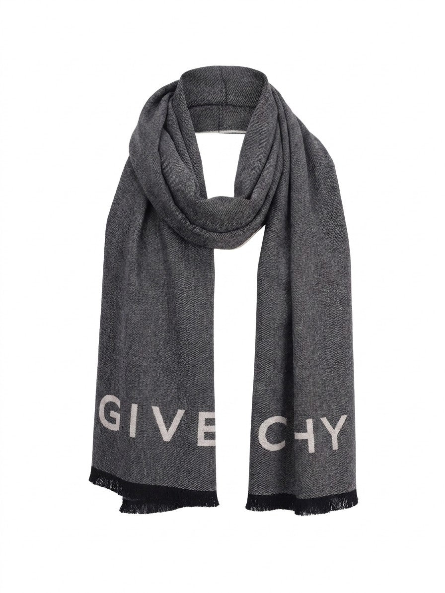 Bicolor Wool Scarf