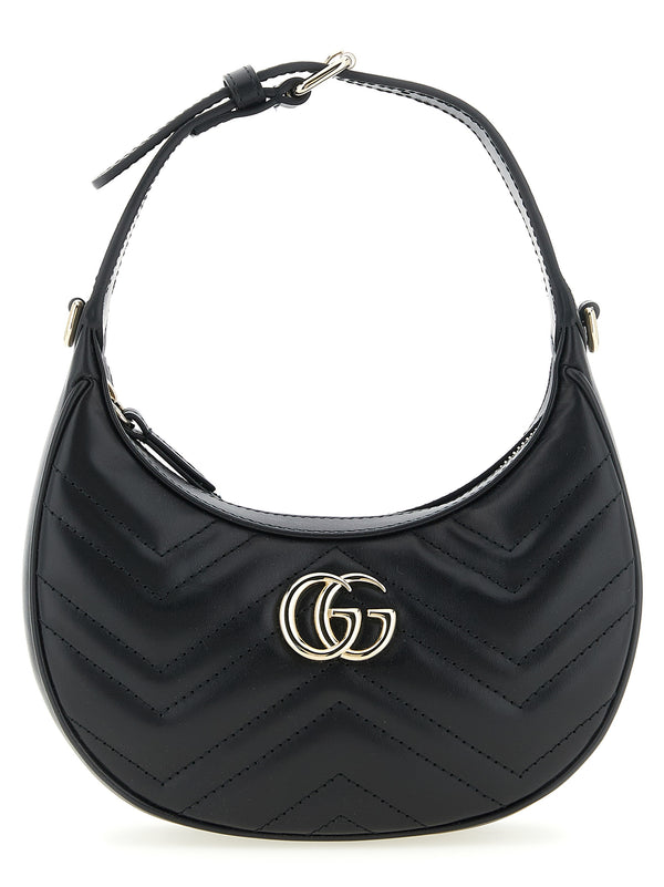 Black Calfskin Shoulder Bag