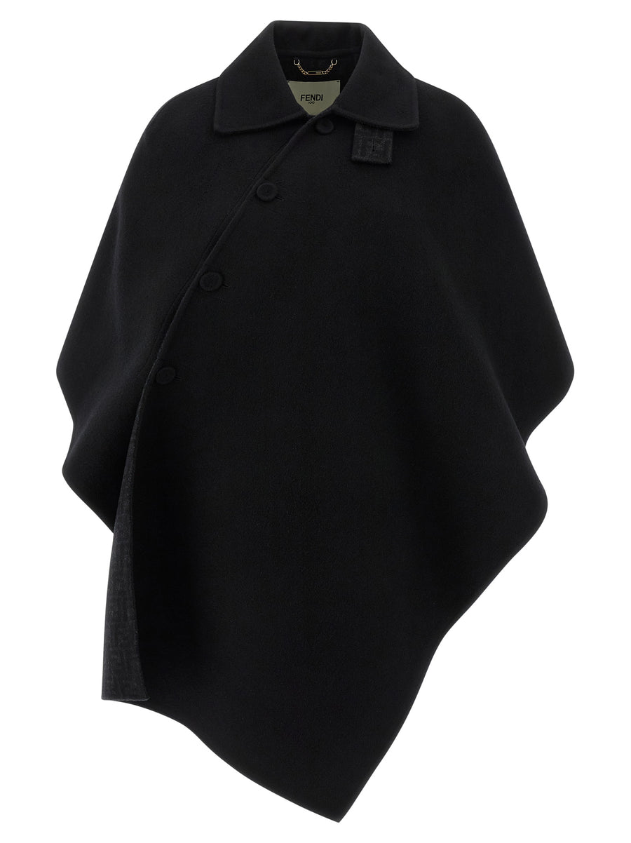 Black Virgin Wool Coat Clothing