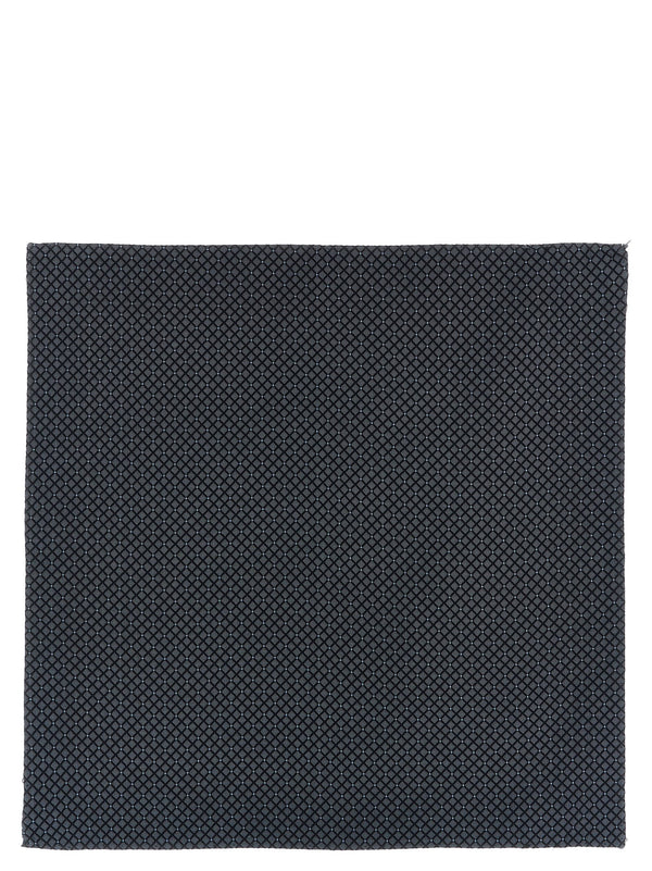 Blue Silk Foulard Accessory