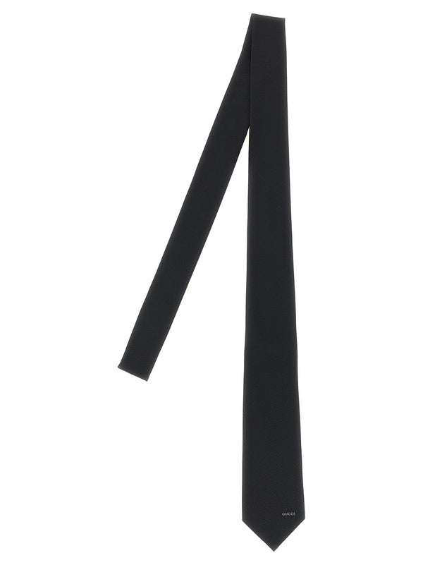Black Silk Tie