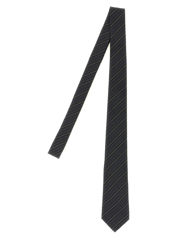 Gray Silk Tie